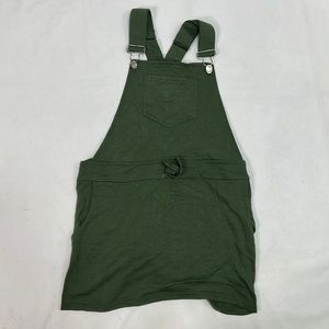 #1863 Full Circle Trends Cottage Green Kid’s Comfy Overalls | Size: L 14